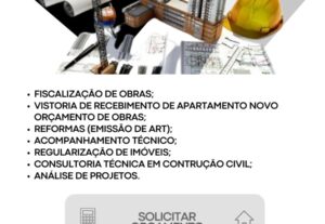 Eu vou Fazer seus levantamentos de projetos