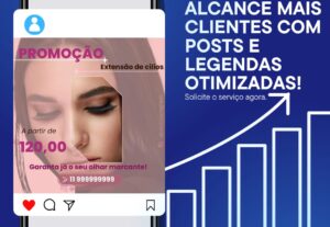 Eu vou Criar um Post e Legenda com Técnicas de SEO.