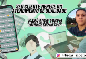 Eu vou converter seus leads e prestar suporte ao seu negocio