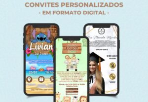 Eu vou fazer seu convite digital interativo