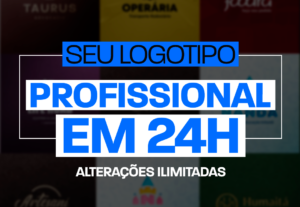 Eu vou fazer seu logotipo profissional em 1 dia