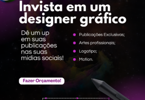 Eu vou fazer designer gráfico e edições de imagens