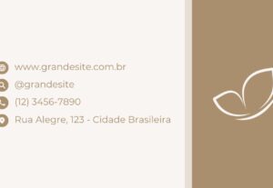 Eu vou fazer seu cartão de visita personalizado.