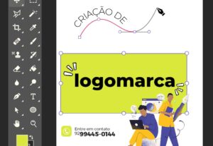 Eu vou fazer uma logomarca personalizada para o seu negócio.