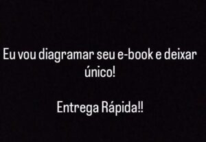 Eu vou diagramar seu e-book