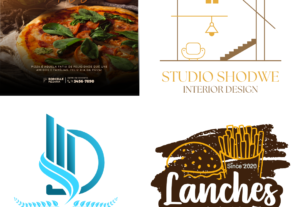 Eu vou Criar logo, flyer e designer para rede sociais