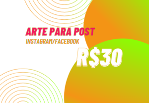 Eu vou criar artes para suas redes sociais