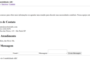 Eu vou escrever a estrutura do seu site em html5