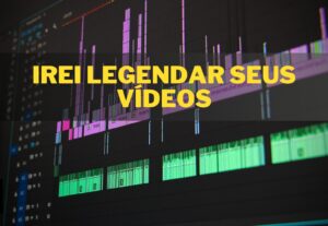 Eu vou colocar legenda em seus vídeos