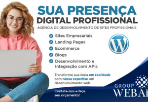 Eu vou Desenvolver sites, blogs, e-commerce e Landing Page