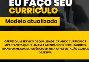 Eu vou fazer seu currículo para empresa