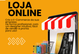 Eu vou fazer  sua loja online profissional