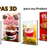 Eu vou Criar capas 3D para seu Ebook