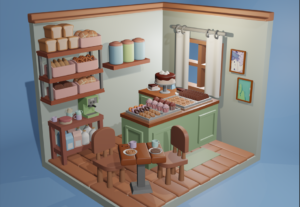 Eu vou fazer o modelo 3D lowpoly que você quiser
