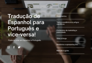 Eu vou fazer suas traduções de Português para Espanhol