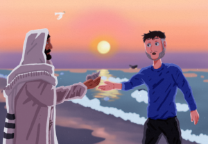Eu vou fazer uma arte cristã exclusiva para você