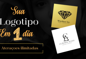 Eu vou criar seu logotipo em apenas um dia