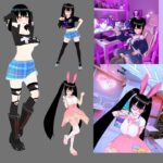 Eu vou fazer modelos vtuber bonitos e conteúdos pra perfil.