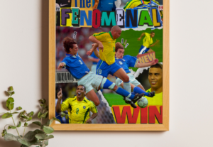 Eu vou fazer uma arte no estilo colagem para você
