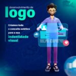 Eu vou fazer uma logo para o seu negócio em menos de 1 hora