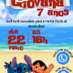 Eu vou fazer um convite interativo de aniversário