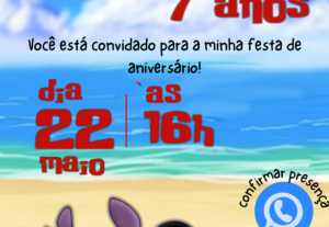 Eu vou fazer um convite interativo de aniversário