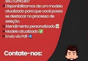 Eu vou criar o seu currículo.