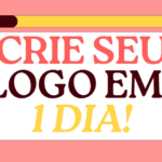 Eu vou criar o seu logotipo em 1 dia