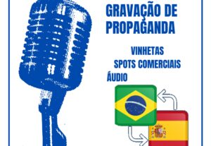Eu vou gravar um comercial para seu produto/serviço