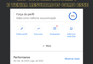 Eu vou Criar seu Perfil no Google meu Negócio