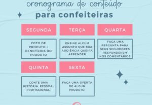 Eu vou criar seu cronograma de post no instagram.