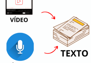 Eu vou transcrever seu áudio ou vídeo em texto.