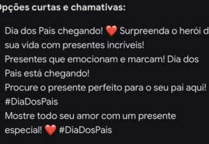 Eu vou fazer legenda de posts criativos para seu produto