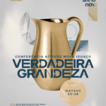 Eu vou fazer o melhor cartaz para o evento da sua igreja