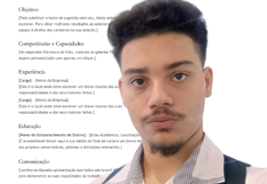 Eu vou fazer um currículo com ou sem foto.
