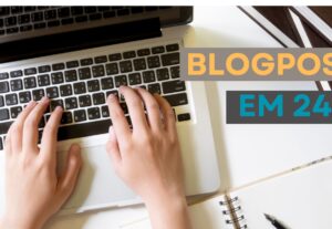 Eu vou escrever o seu blogpost