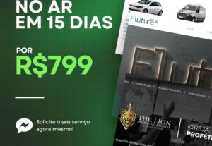 Eu vou criar um site fabuloso e responsivo pra você.