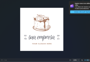Eu vou fazer uma logo para sua empresa