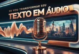 Eu vou Transformar seu Texto em Áudio