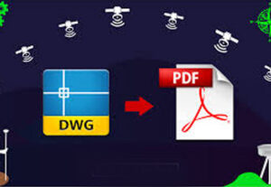 Eu vou converter seus arquivos de dwg para pdf