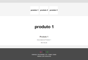 Eu vou fazer um site simples para exibir seu serviço