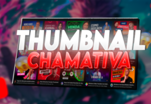 Eu vou fazer thumbnail, banner, logo e editar videos.