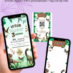 Eu vou fazer seu convite digital+filtro de Instagram