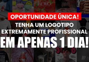 Eu vou criar o seu logotipo em 1 dia