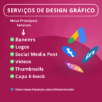 Eu vou fazer designs gráficos para a sua empresa