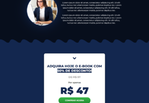 Eu vou criar a sua landing page profissional e moderna