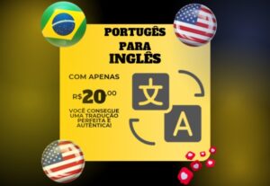 Eu vou traduzir texto do Inglês para o Português.