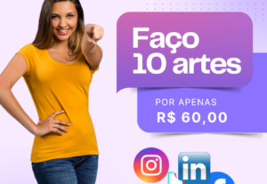 Eu vou fazer 5 artes para você