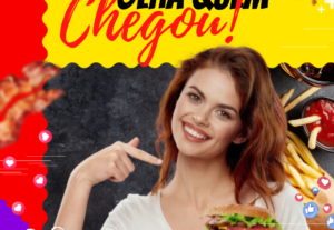 Eu vou criar um Flyer para sua lanchonete