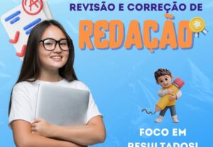 Eu vou revisar e corrigir a sua redação